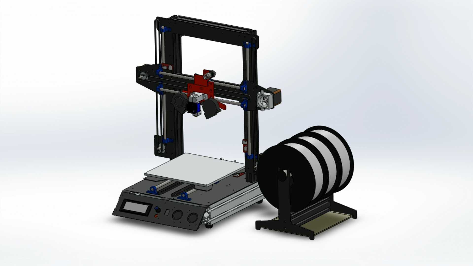 三合一3d打印机数控机床