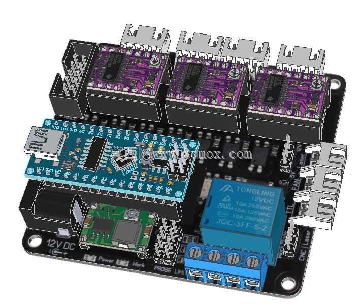 GRBL�����������CNC USB 3��