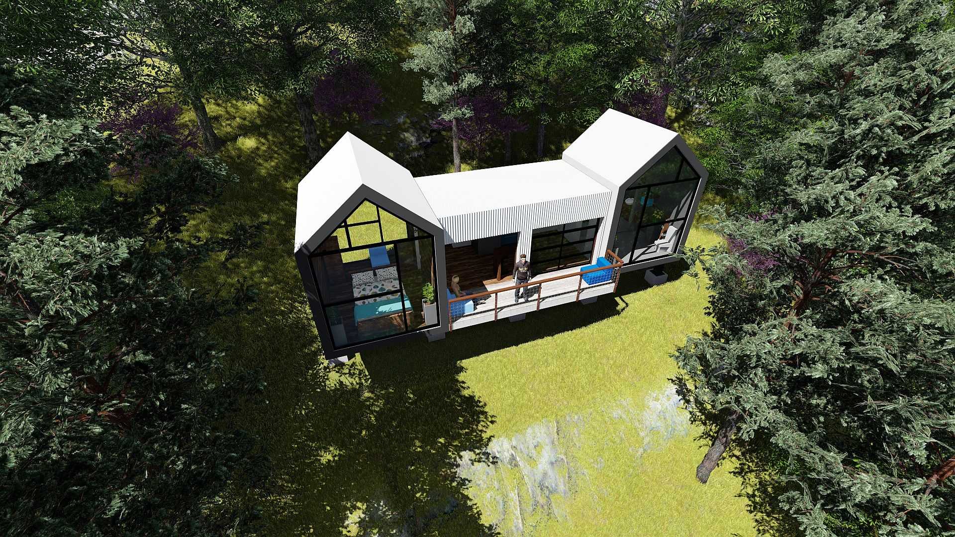 现代山地小屋