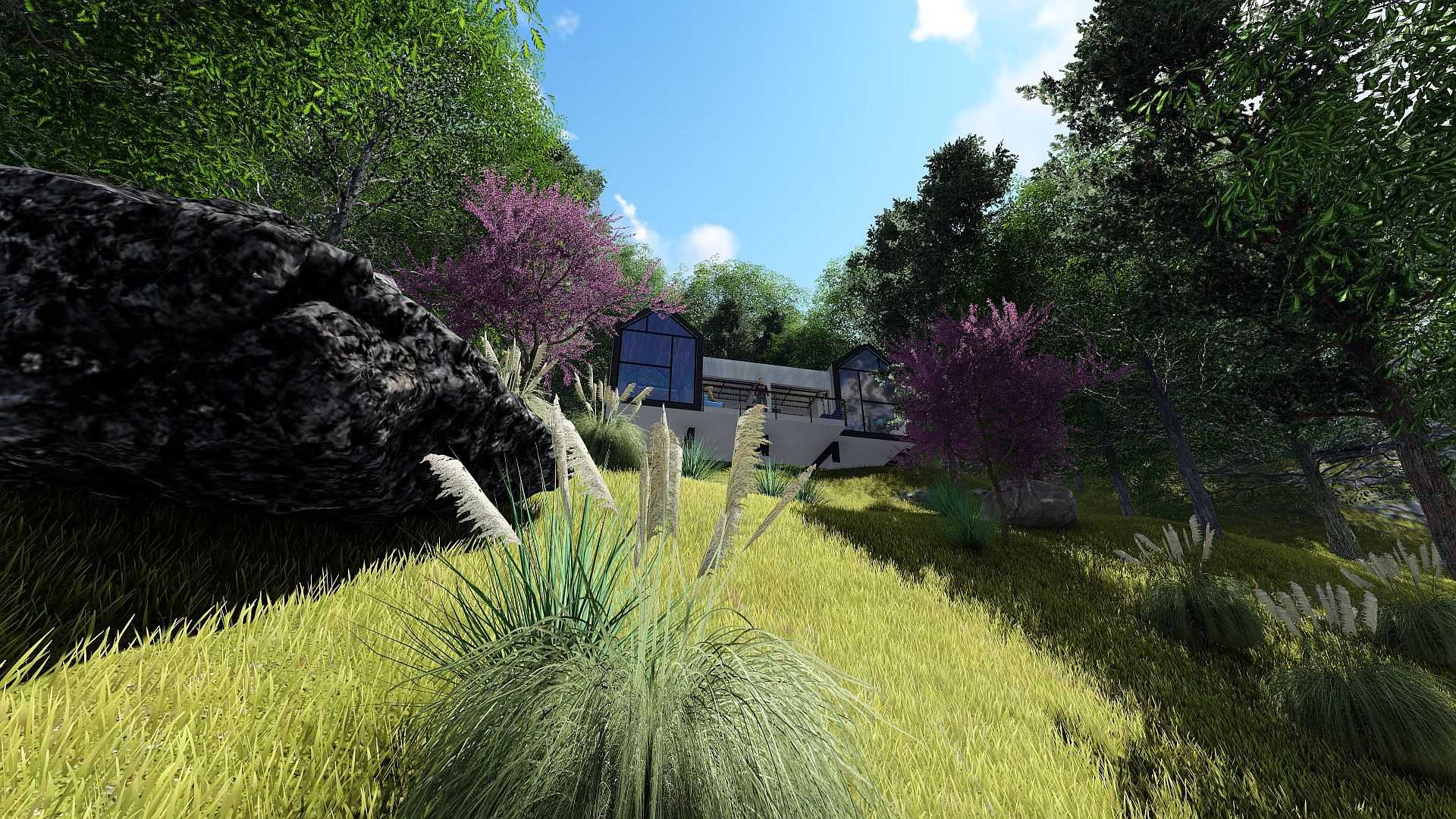 现代山地小屋