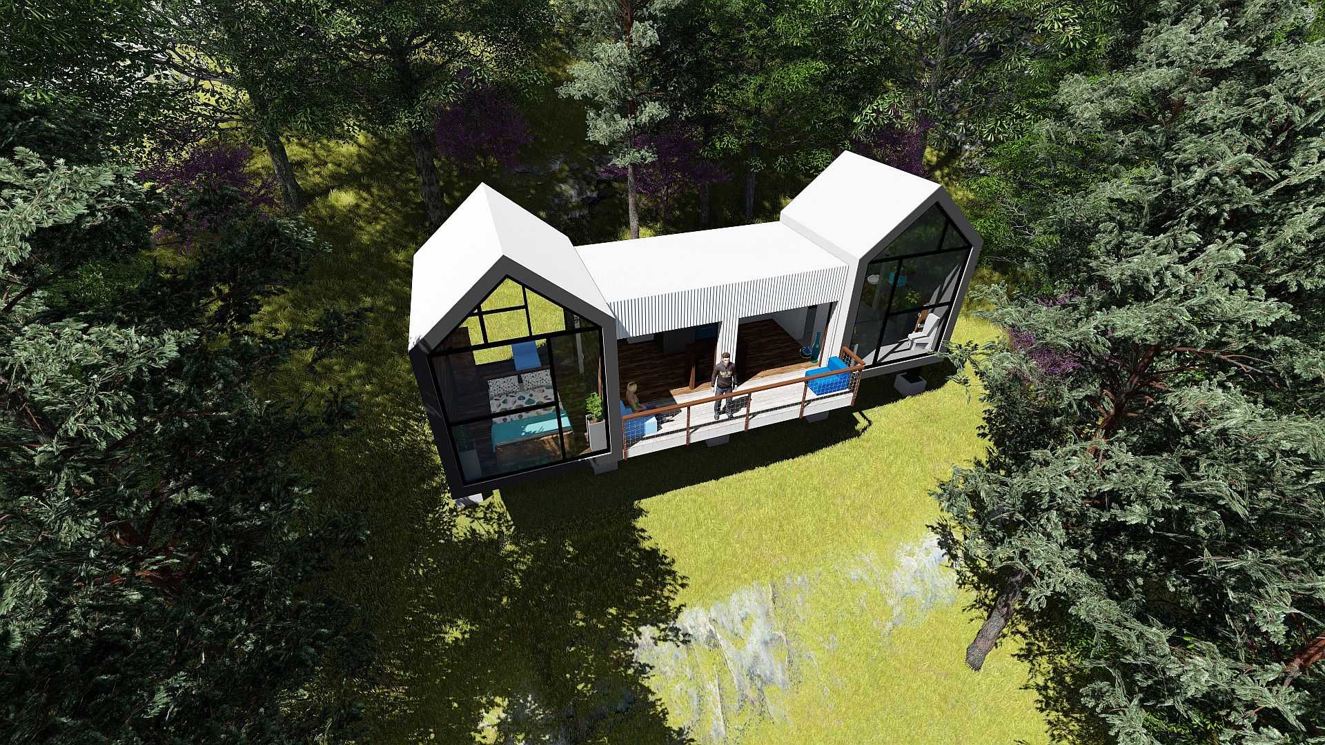 现代山地小屋