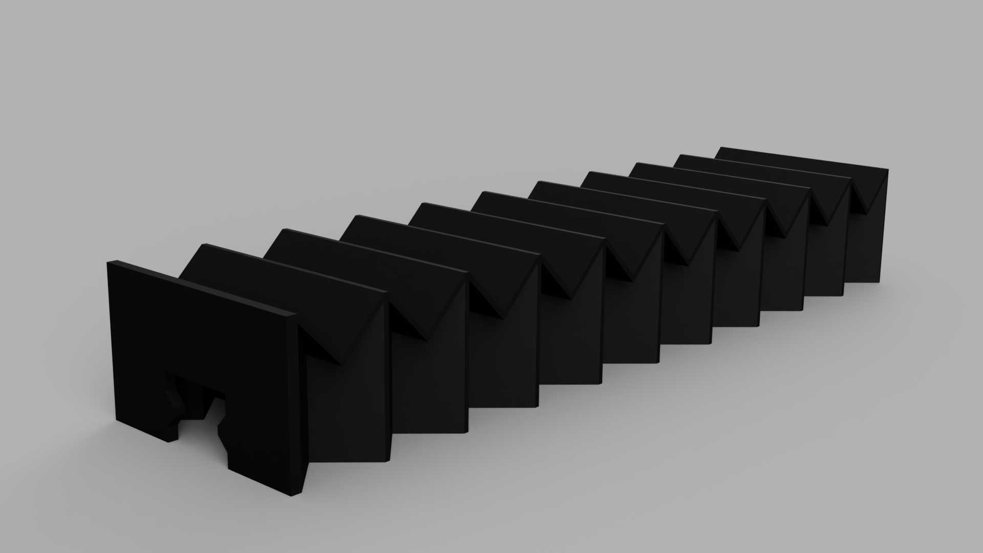 波纹管,HIWIN线性轨道-Fusion 360模块化设计