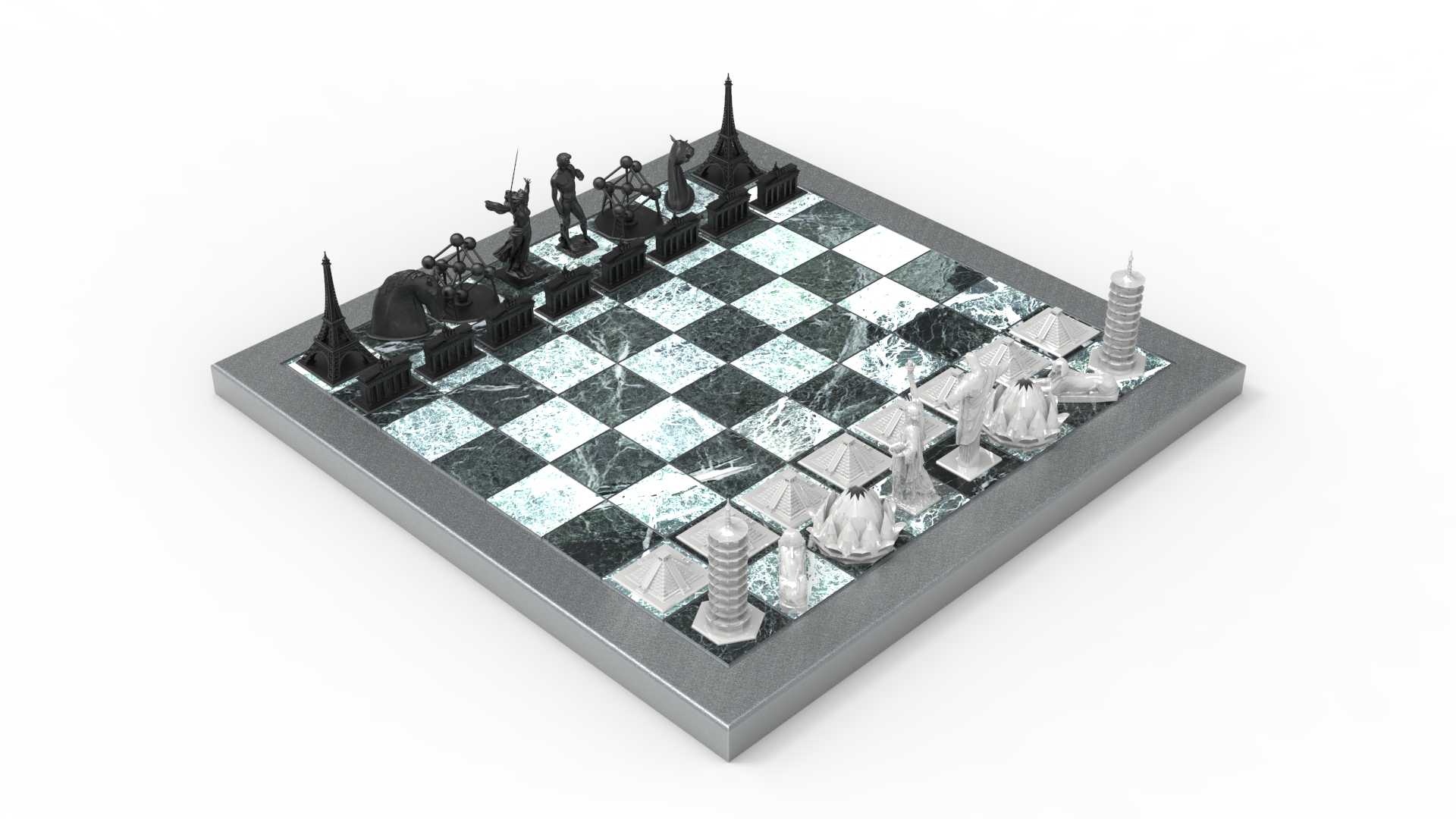欧洲对世界其他国家的国际象棋