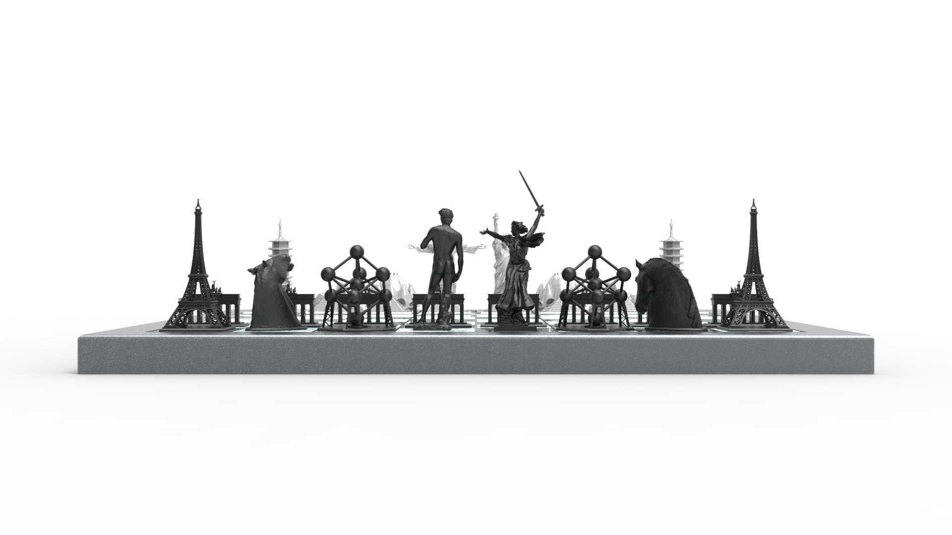 欧洲对世界其他国家的国际象棋