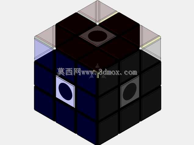 魔方机器人装配体-安装