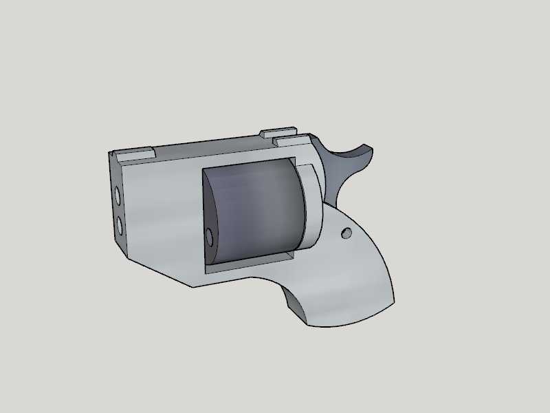 微型启动手枪(3D打印套件枪)