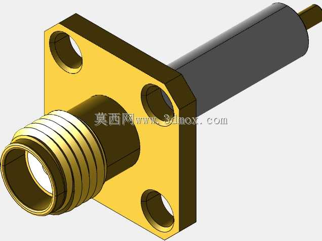 Wurth/Rosenberger SMA 4孔法兰波导18 GHz连接器