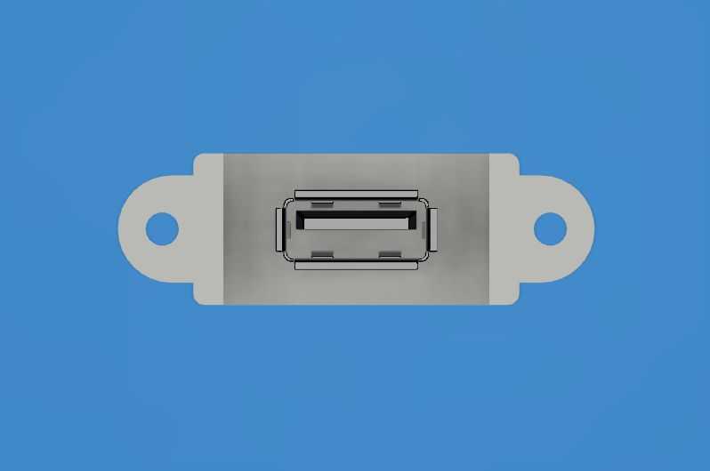 USB A型-面板安装