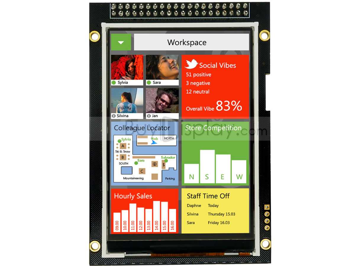 LCD 3.5Ӣ��320x480 TFT��ʾģ��