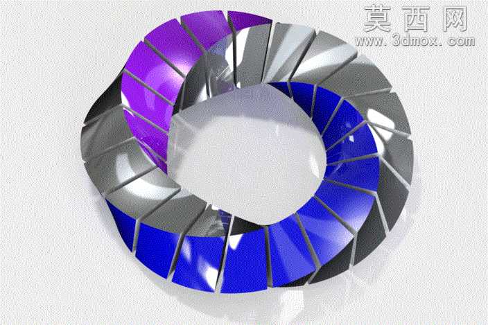 比乌斯环Solidworks动画