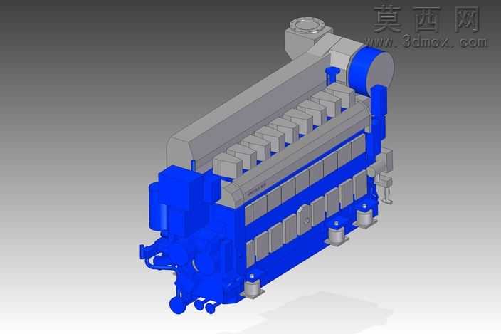 瓦锡兰9L20DF低速船用柴油机