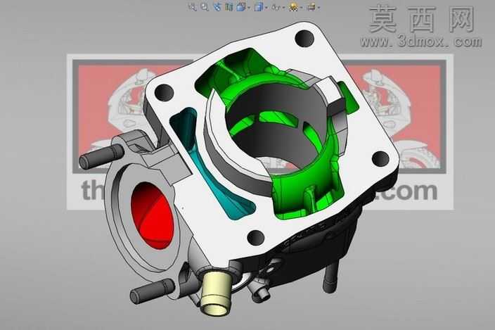 本田NSR125JC20发动机顶端。