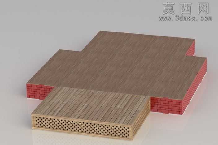 贝茨汽车旅馆,心理钣金件拼图,MetalCraftDesign模型