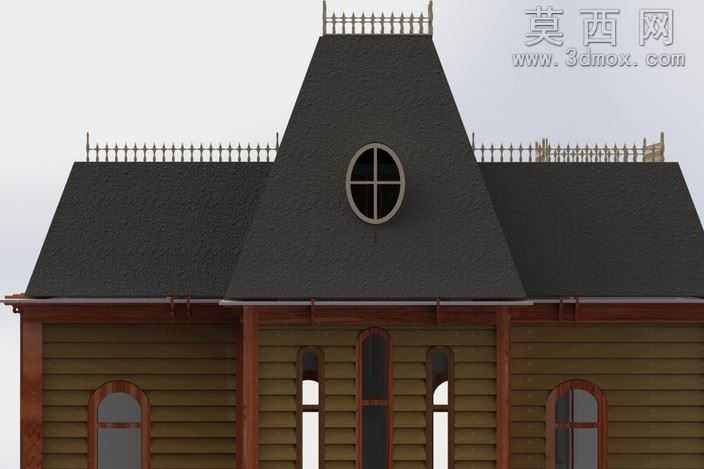 贝茨汽车旅馆,心理钣金件拼图,MetalCraftDesign模型
