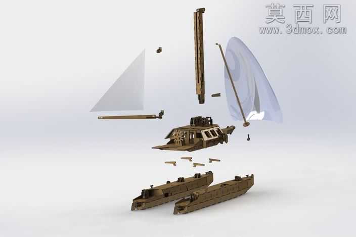 双体船帆船:豪华版