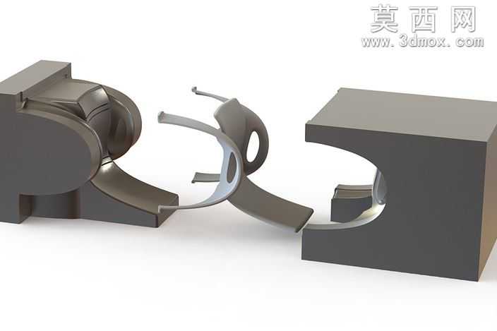 园林椅模具