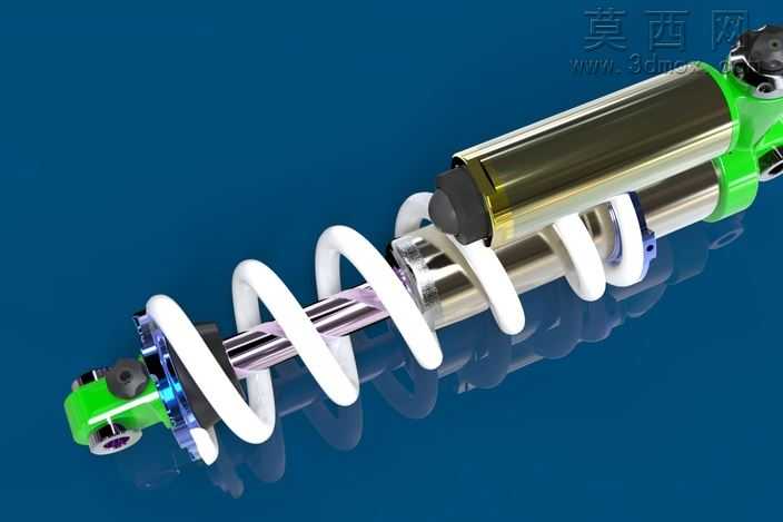 后减震器与背