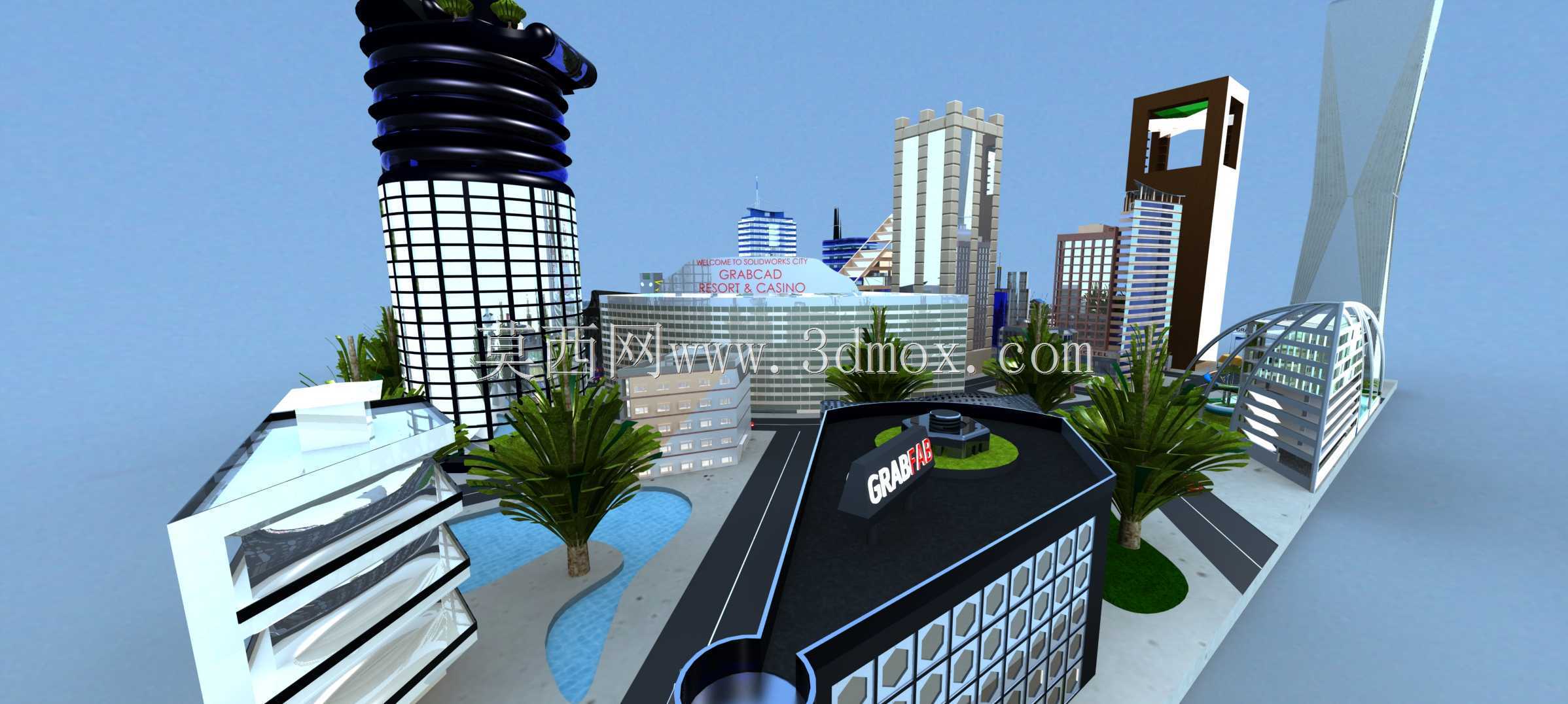 Solidworks城市