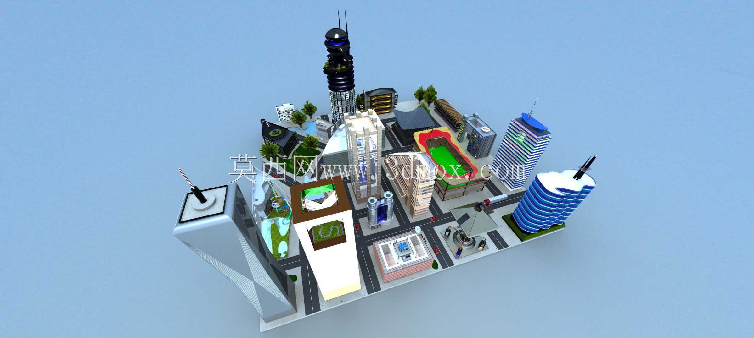 Solidworks城市