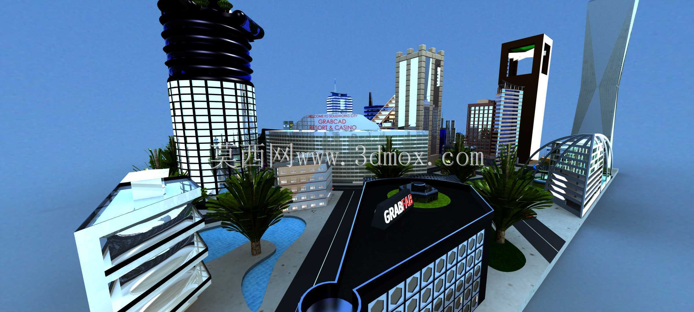 Solidworks城市