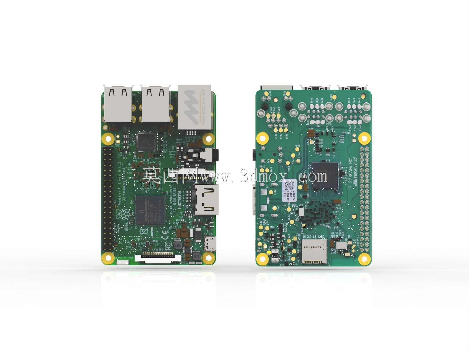 Raspberry Pi 3 Model B�ο����Solidworks CAD Raspberry Pi Raspberrypi Rpi
