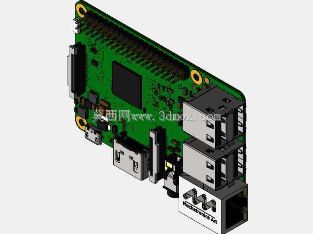Raspberry Pi 3 Model B�ο����Solidworks CAD Raspberry Pi Raspberrypi Rpi