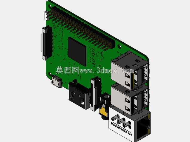 Raspberry Pi 3 Model B�ο����Solidworks CAD Raspberry Pi Raspberrypi Rpi