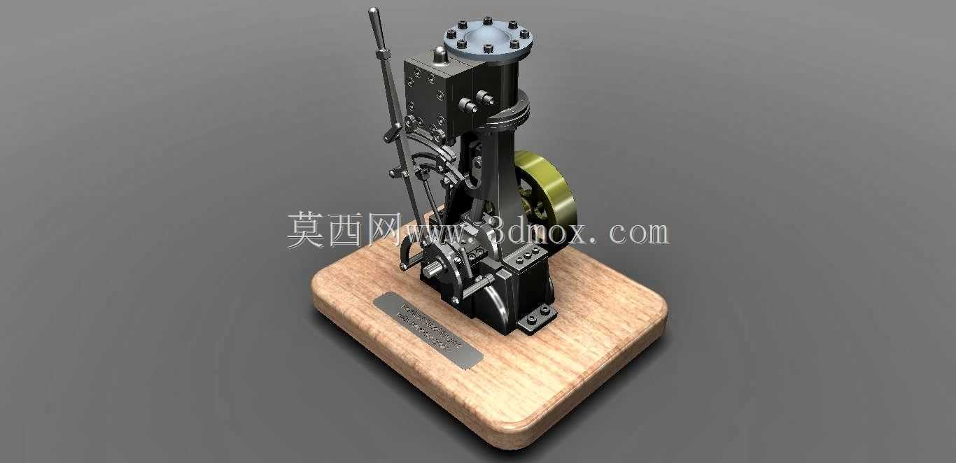 带倒挡的立式蒸汽机(1830)