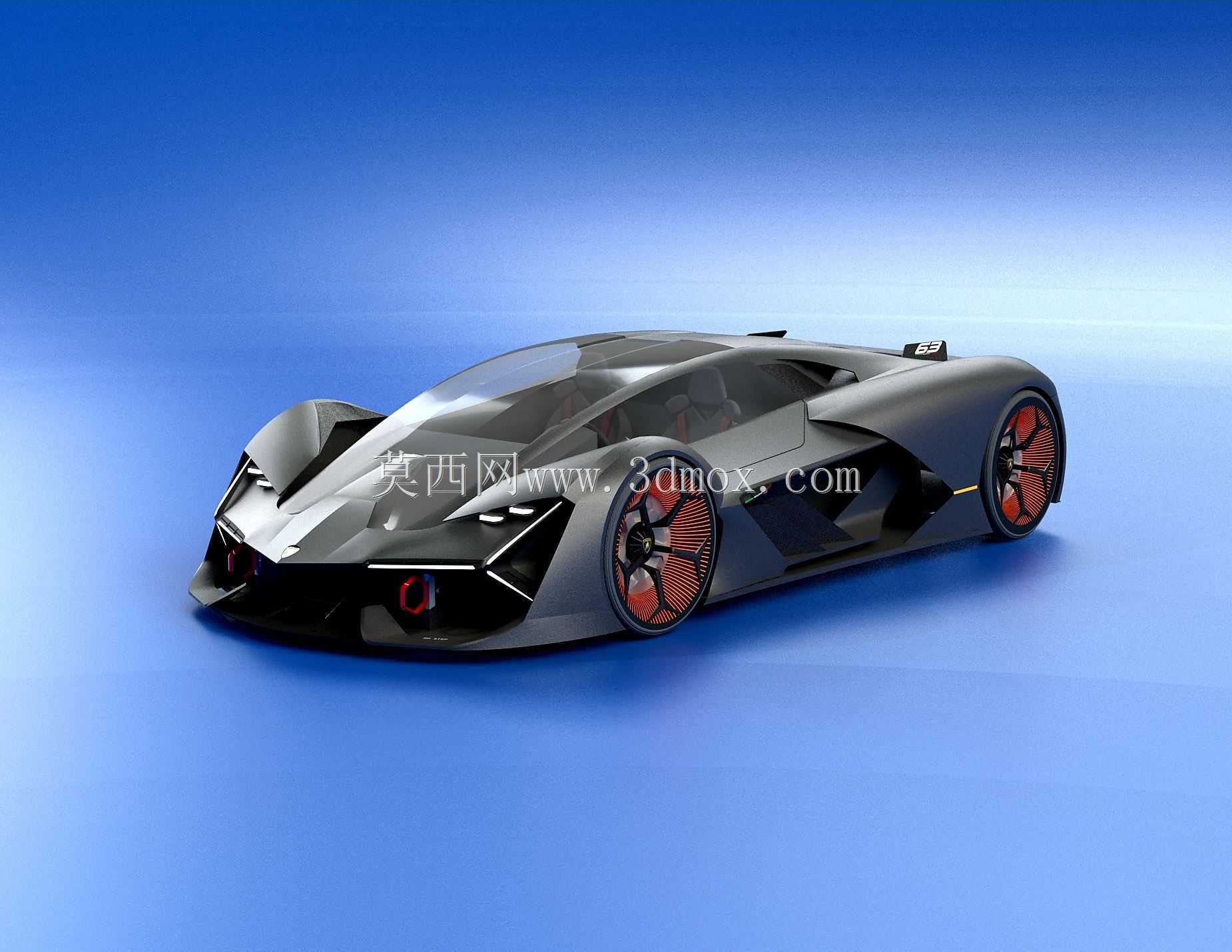 兰博基尼Terzo Millennio概念车