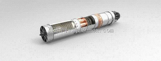 加力喷气发动机模型