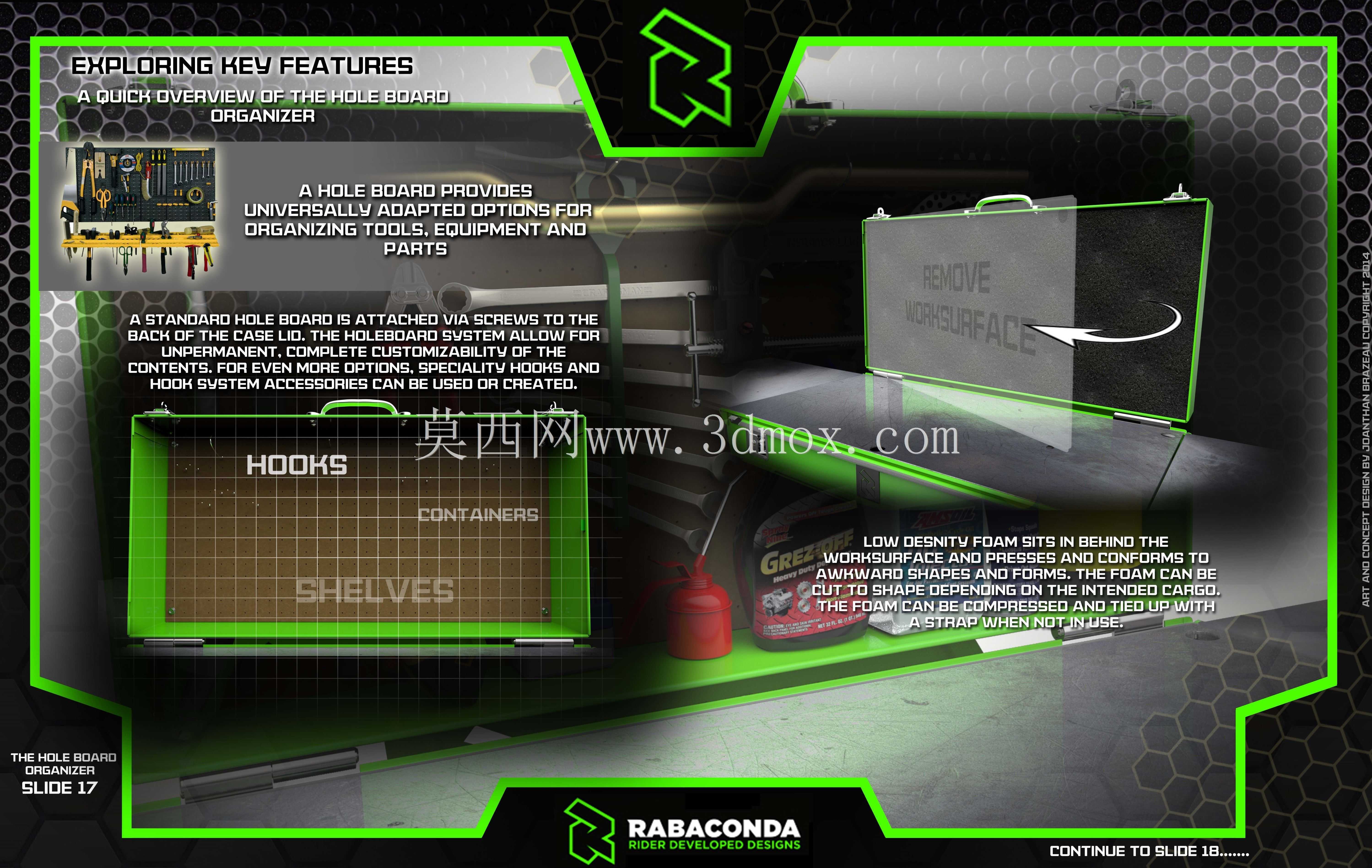 便携式办公桌:Rabaconda竞赛箱