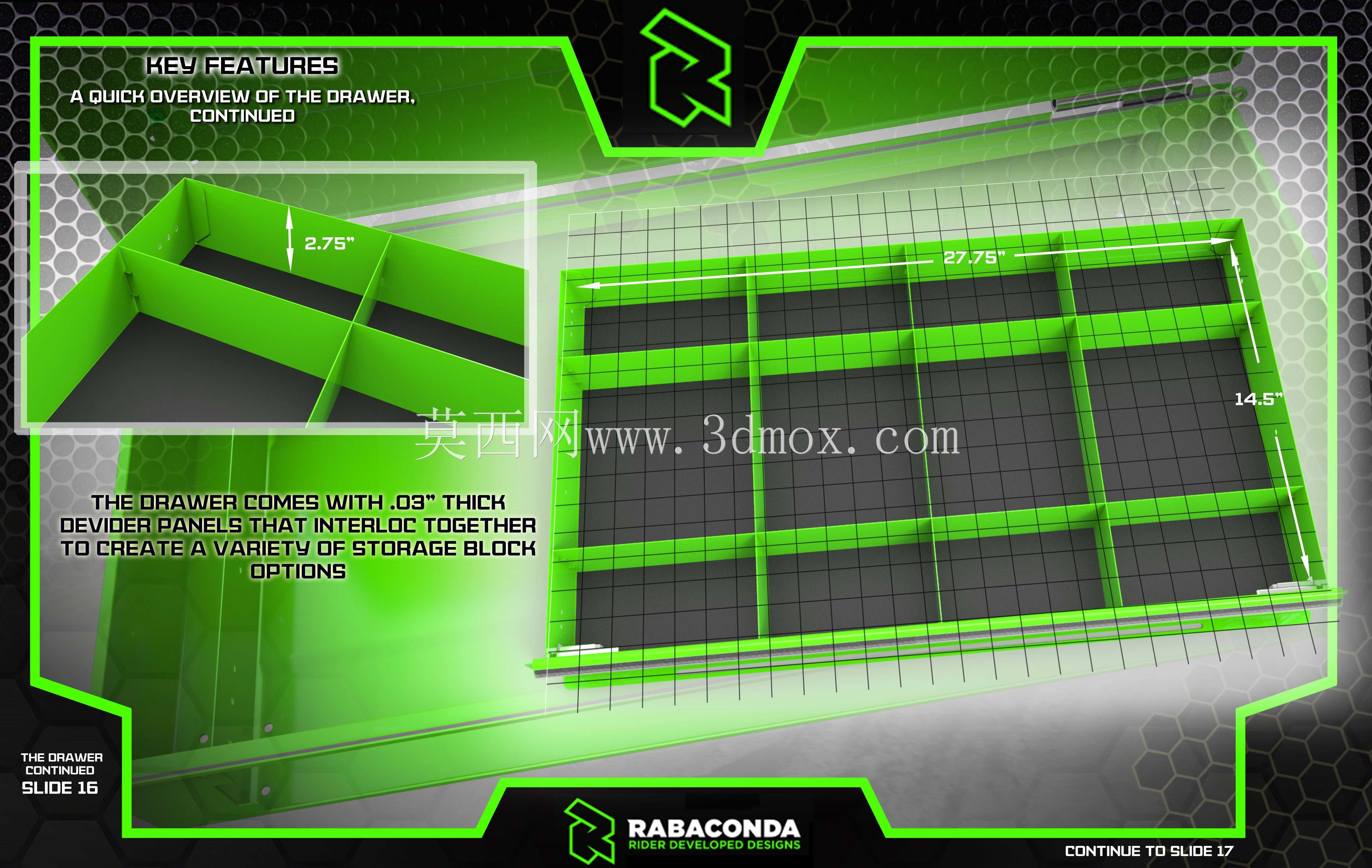 便携式办公桌:Rabaconda竞赛箱