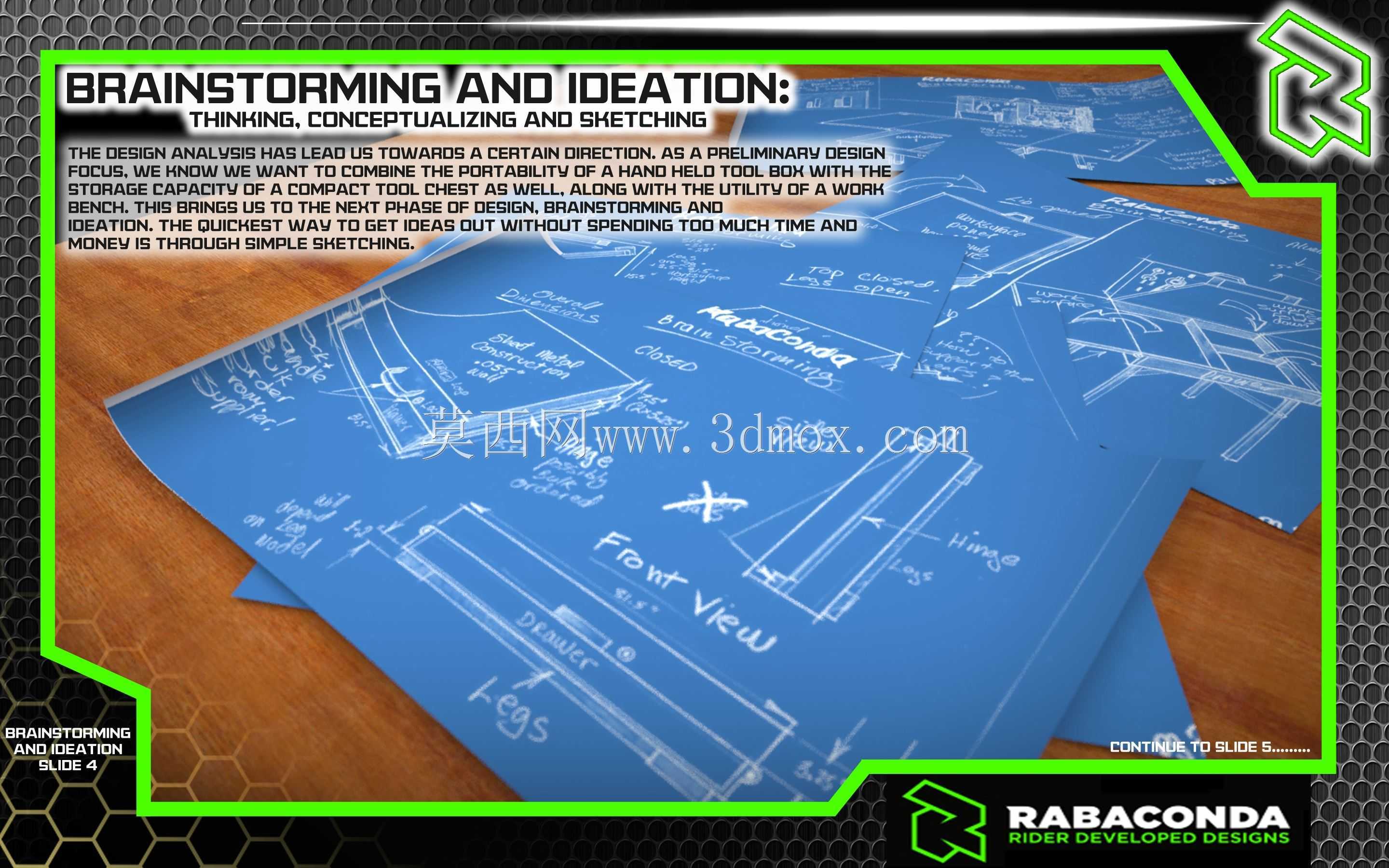 便携式办公桌:Rabaconda竞赛箱