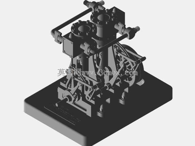倒挡立式双蒸汽机