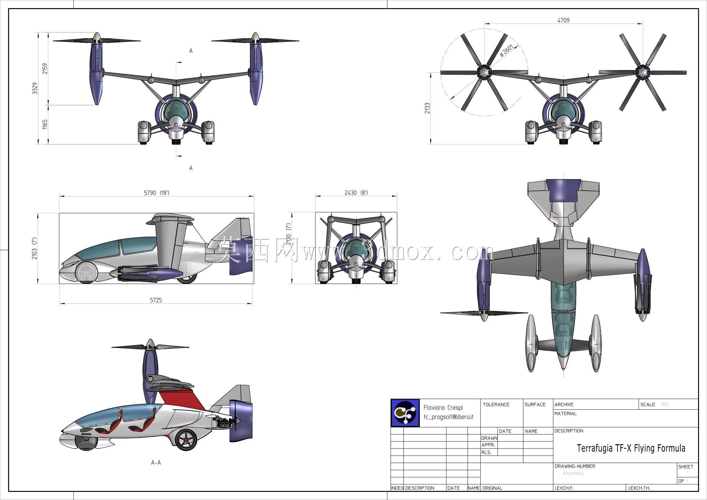 Terrafugia TF-X���й�ʽ
