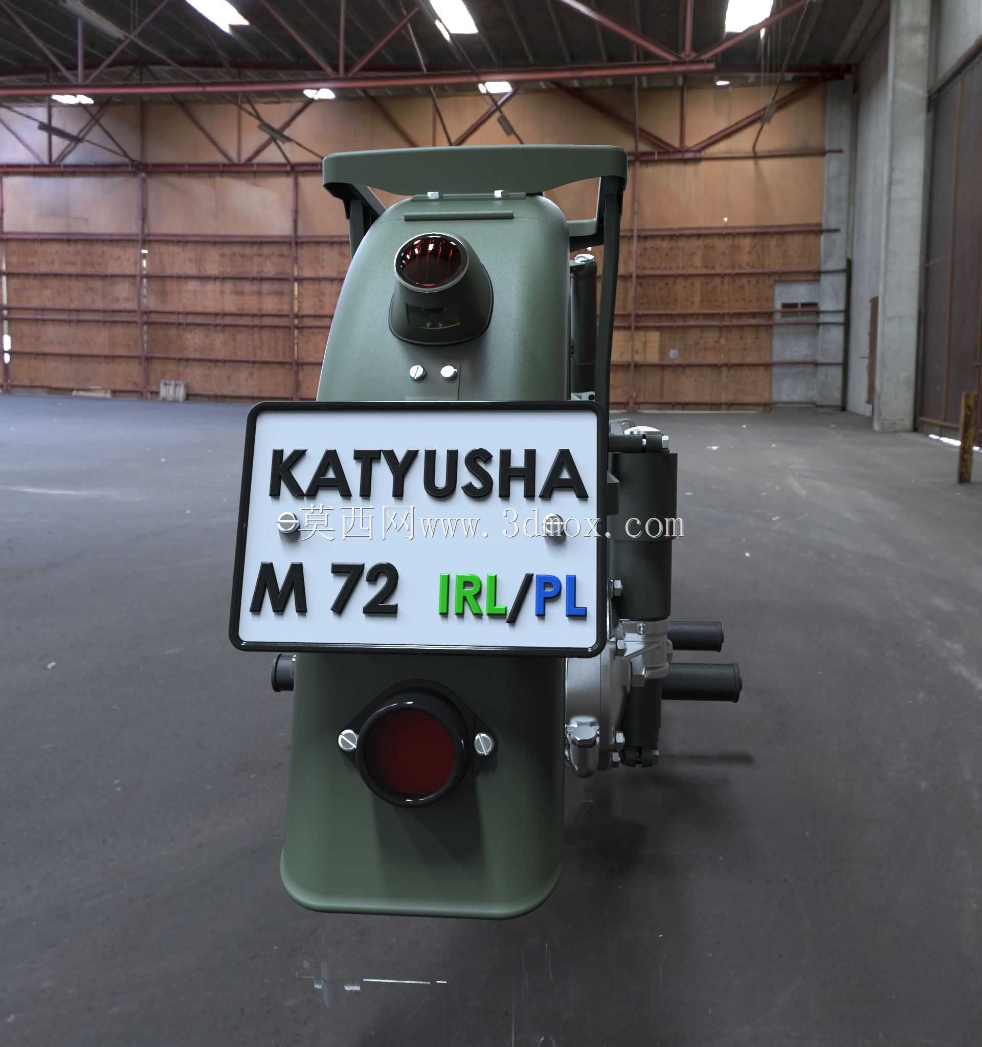 M72摩托车项目-车架-叉-挡泥板总成(卡秋莎)