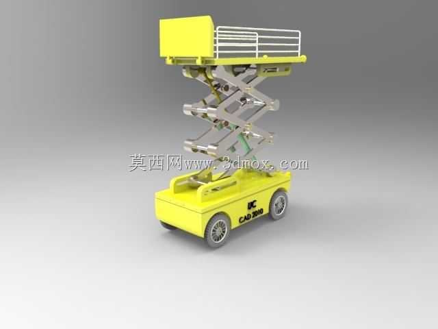 剪式升降机-SolidWorks基于事件的运动分析。