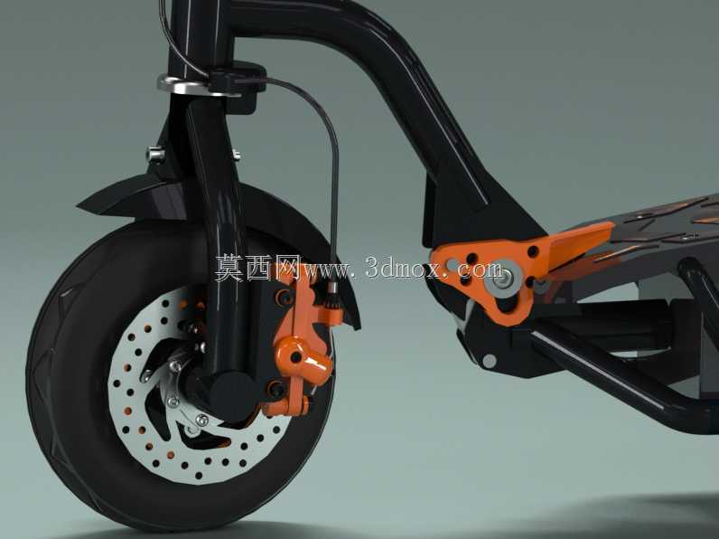 在PARTsolutions中创建的SXT 300踏板车