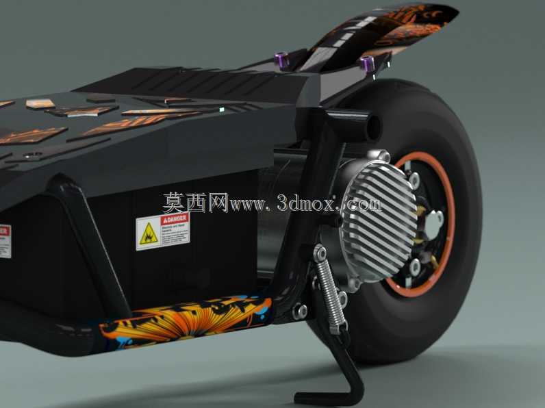 在PARTsolutions中创建的SXT 300踏板车