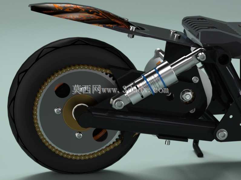 在PARTsolutions中创建的SXT 300踏板车
