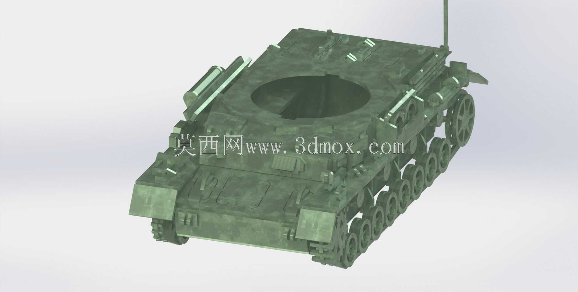 Panzerkampfwagen,钣金拼图,3d拼图,3d模型,二战,德国坦克,金属工艺设计