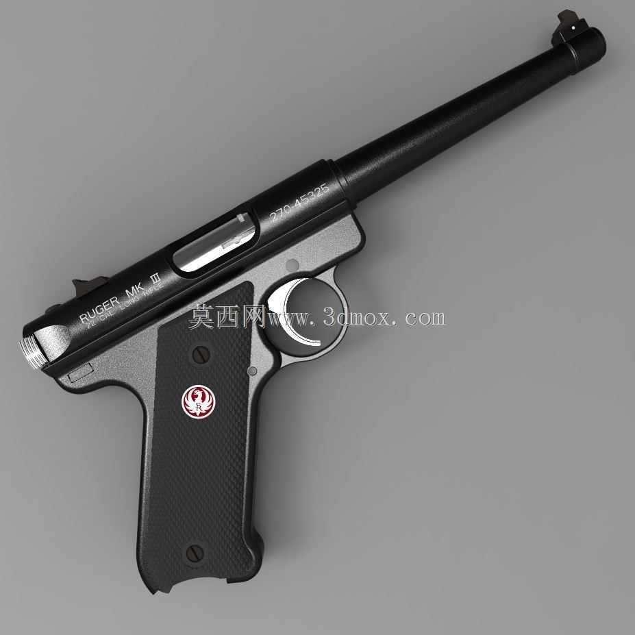 Ruger KMKIII6不锈钢。22自动手枪,6英寸枪管