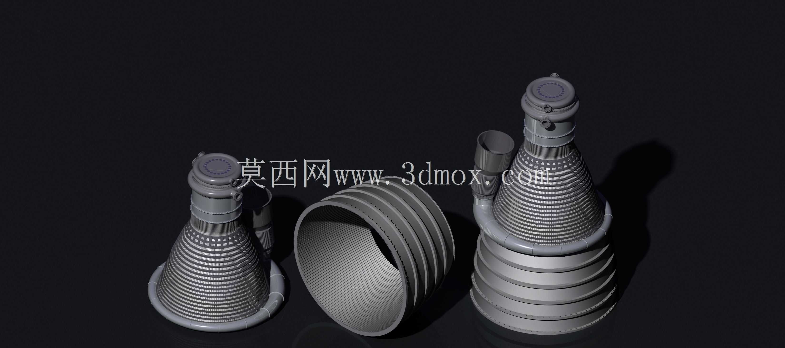 土星F1火箭推力室和喷管延伸