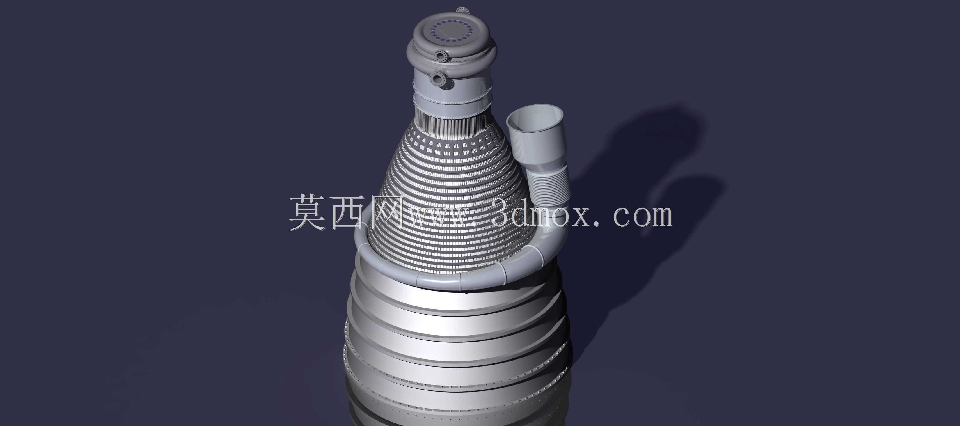 土星F1火箭推力室和喷管延伸