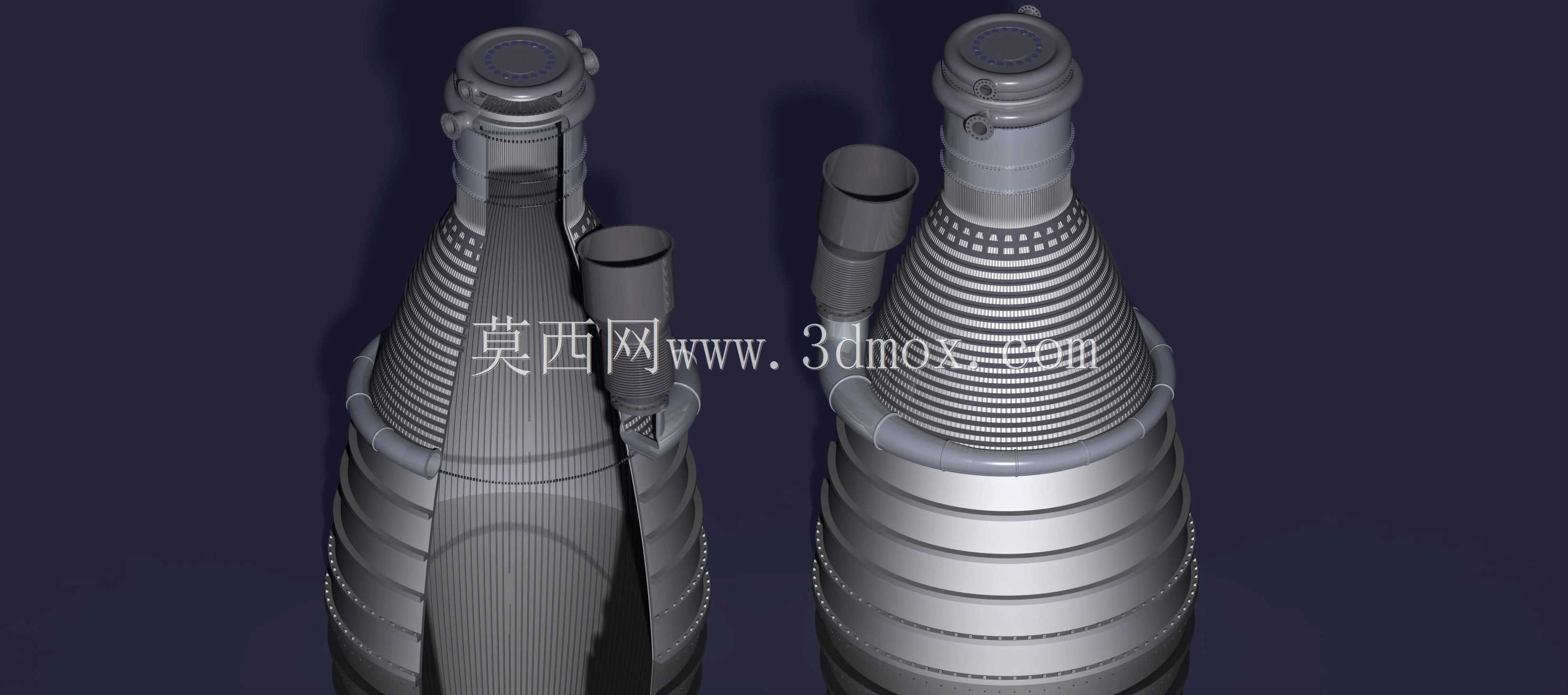 土星F1火箭推力室和喷管延伸