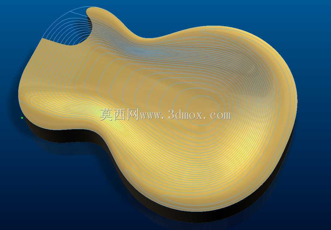 Gibson Les Paul Standard/GoldTop 3D雕刻模板