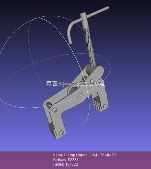 夹紧范围0 MM-75 MM