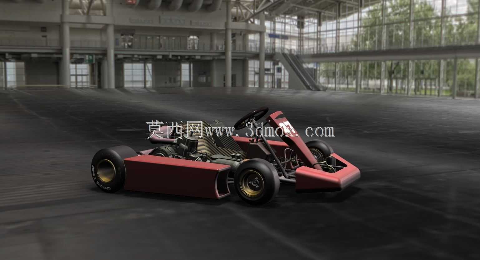 卡丁车-动画渲染