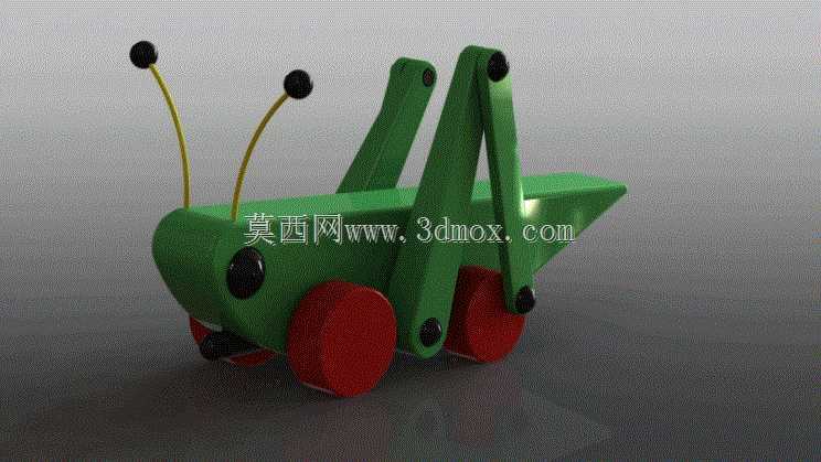 木制蚱蜢玩具