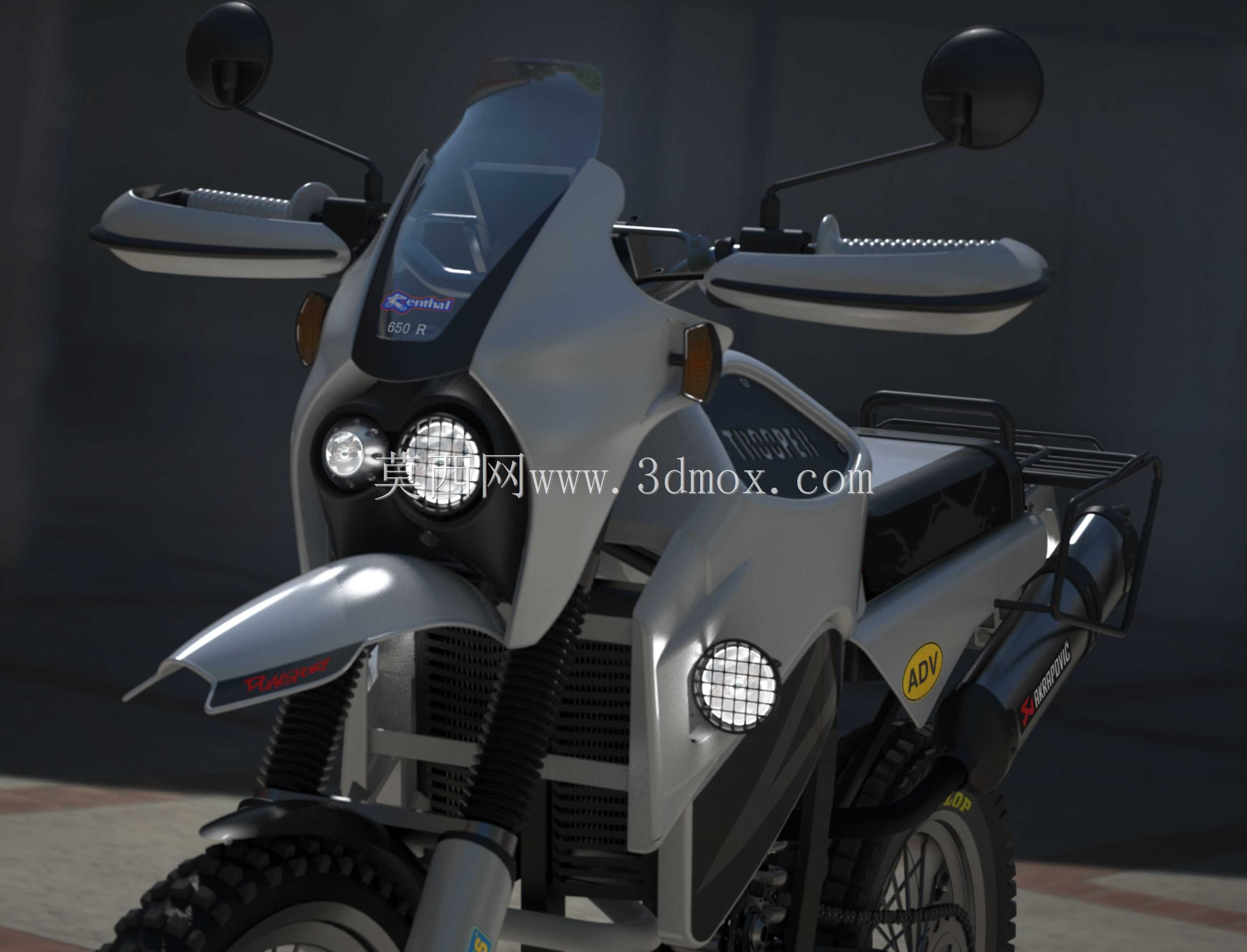 双运动摩托车概念3d